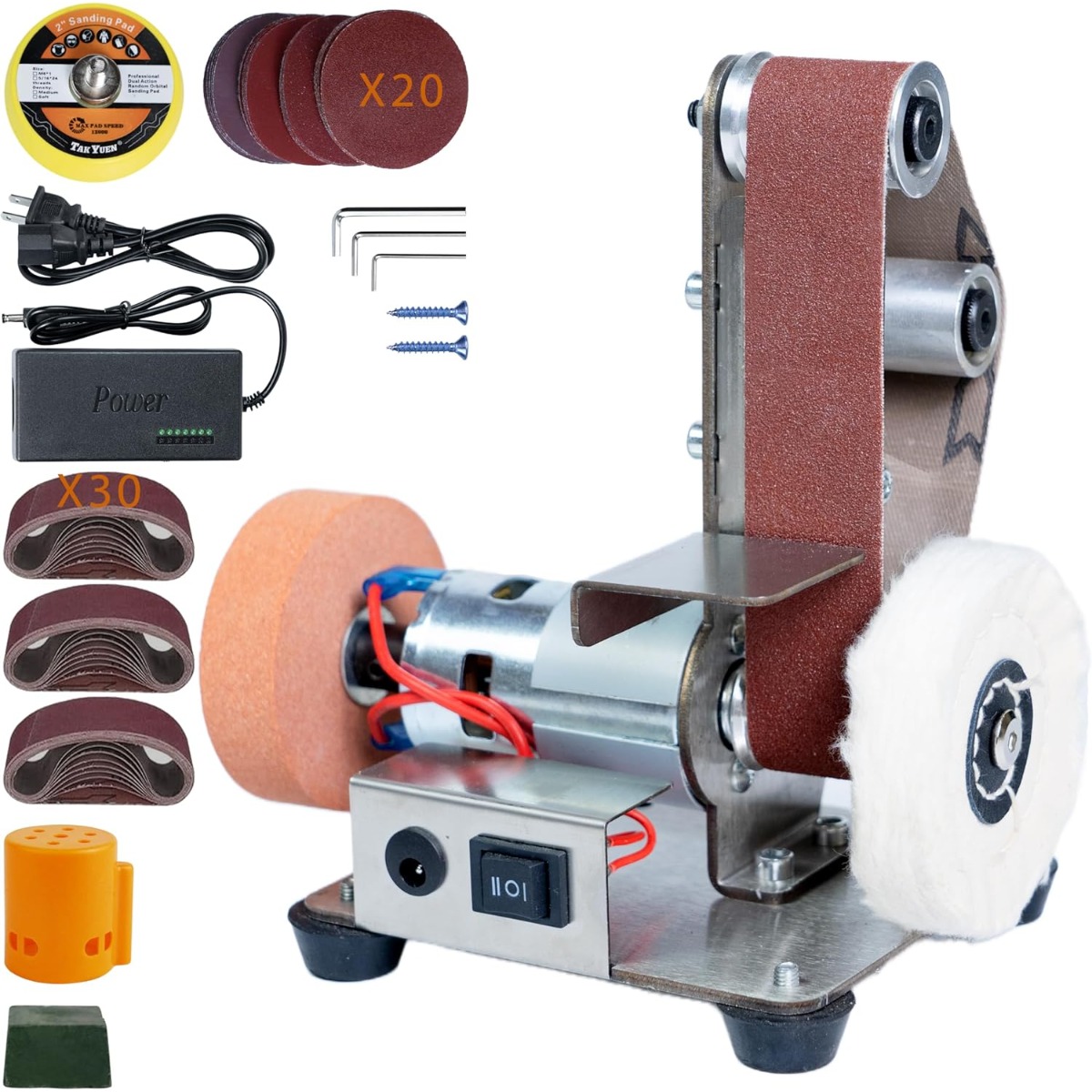Woodworking Asmr - 110V/220V Mini Electric Belt Sander DIY