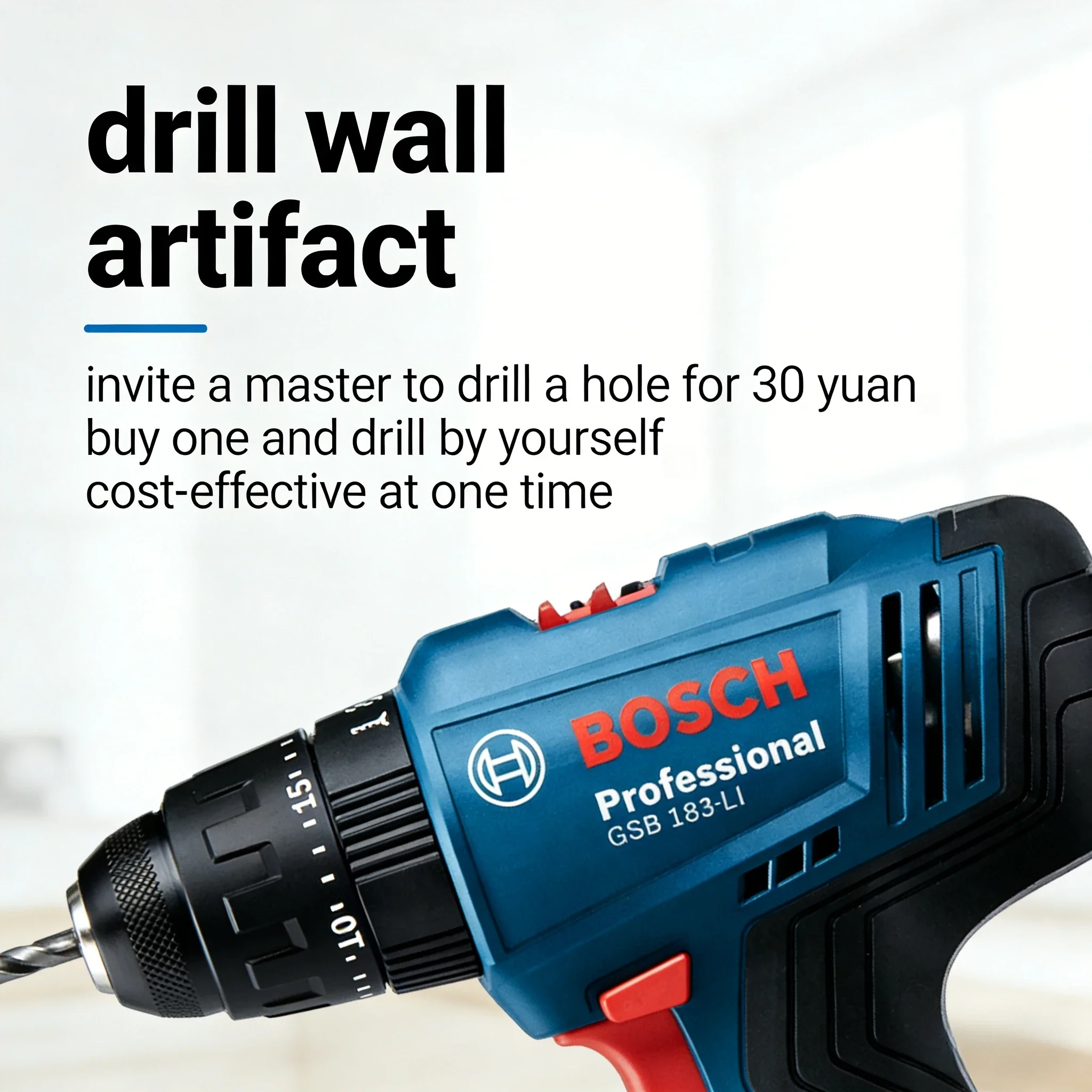 Woodworking Drills - Bosch GSB183-LI 18V Cordless Impact Drill