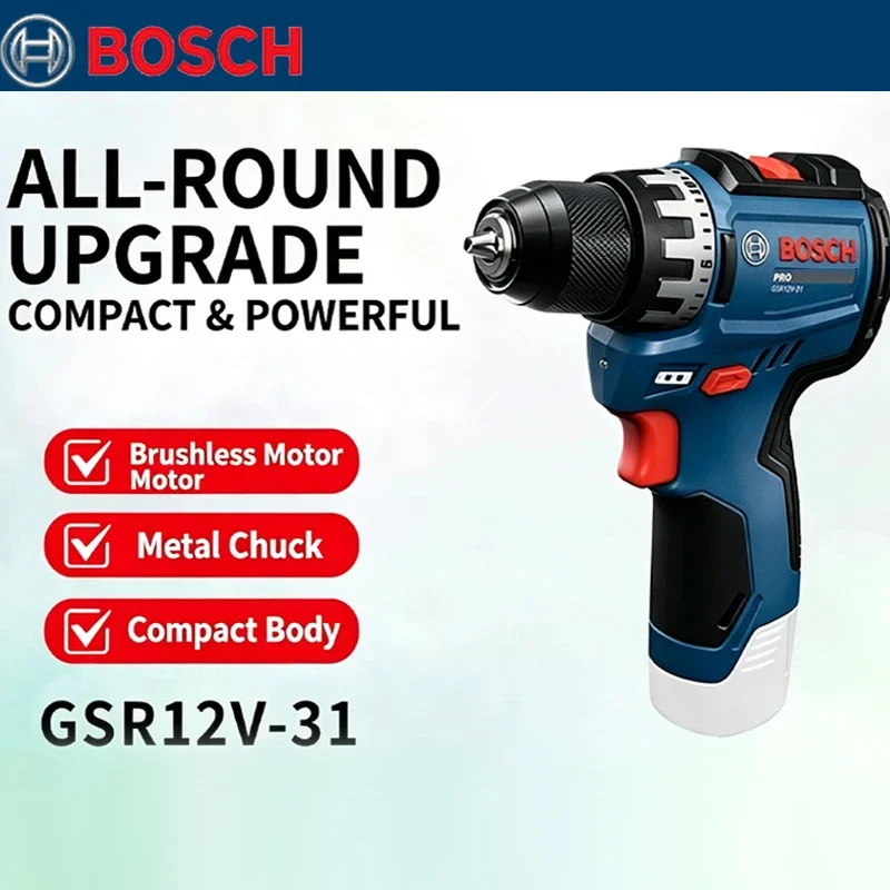 Bosch GSR 12V-31 Brushless Ele - Woodworking Drills 评论和价格
