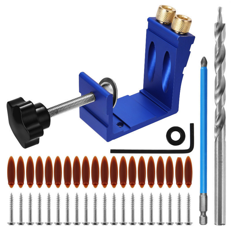 47Pcs Pocket Hole Jig Kit 15 D - Woodworking Hacks 评论和价格