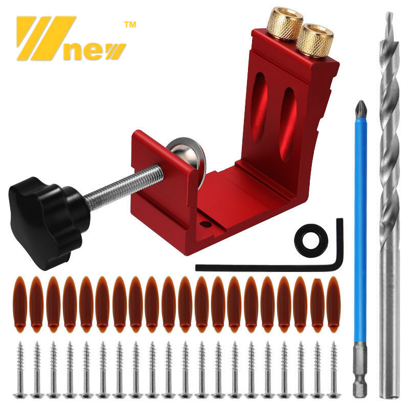 47Pcs Pocket Hole Jig Kit 15 D - Woodworking Hacks 评论和价格