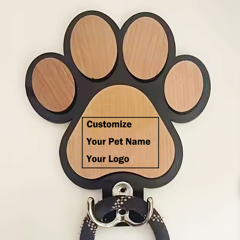 Custom Name Logo Wooden Paw Pr - Woodworking Logos 评论和价格