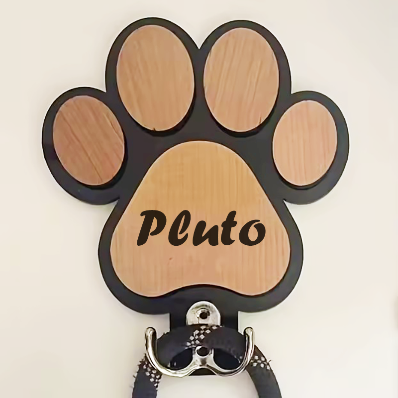 Custom Name Logo Wooden Paw Pr - Woodworking Logos 评论和价格