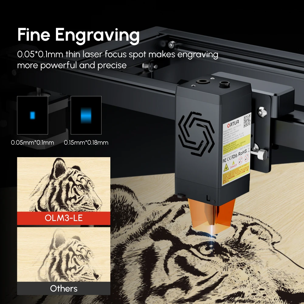 ORTUR OLM3 LE 10w Laser Engrav - Woodworking App 评论和价格