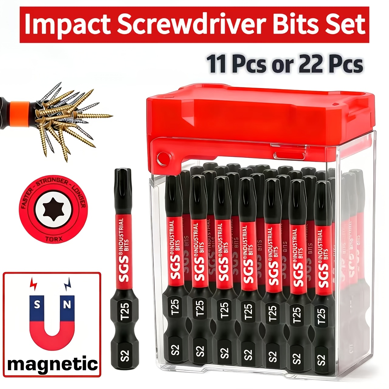 11/22-Piece T25 Torx Magnetic  - Woodworking Asmr 评论和价格