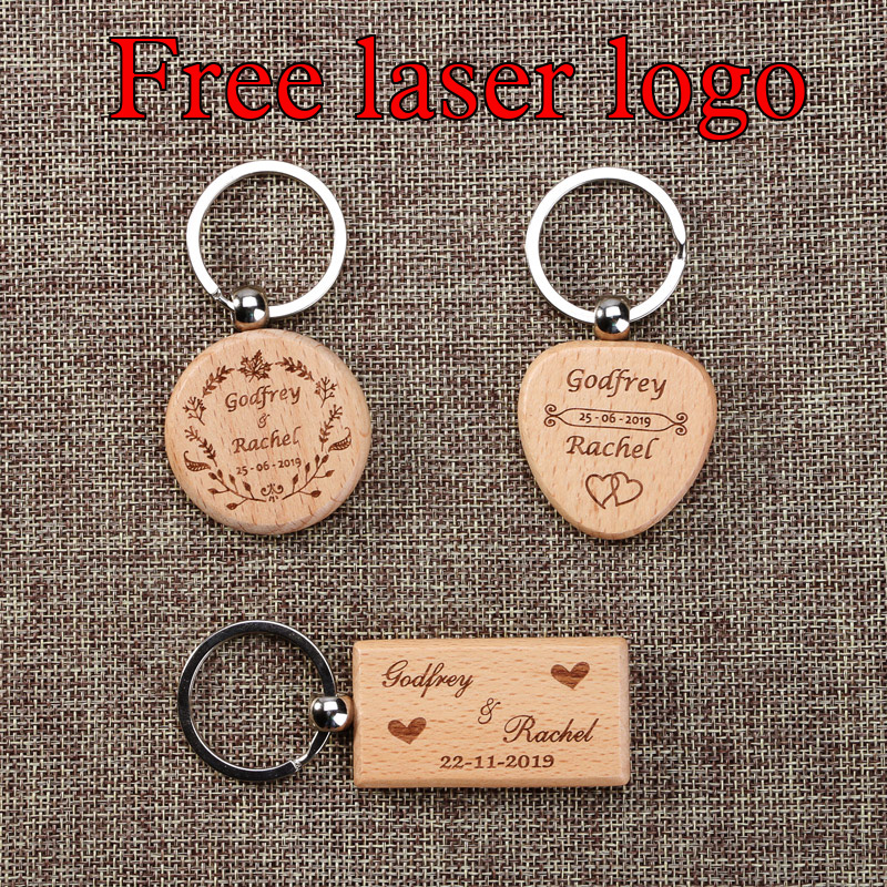 Custom Wooden Keychain Laser E - Woodworking Logos 评论和价格
