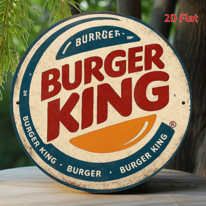 Burger King Retro wooden logo  - Woodworking Logos 评论和价格