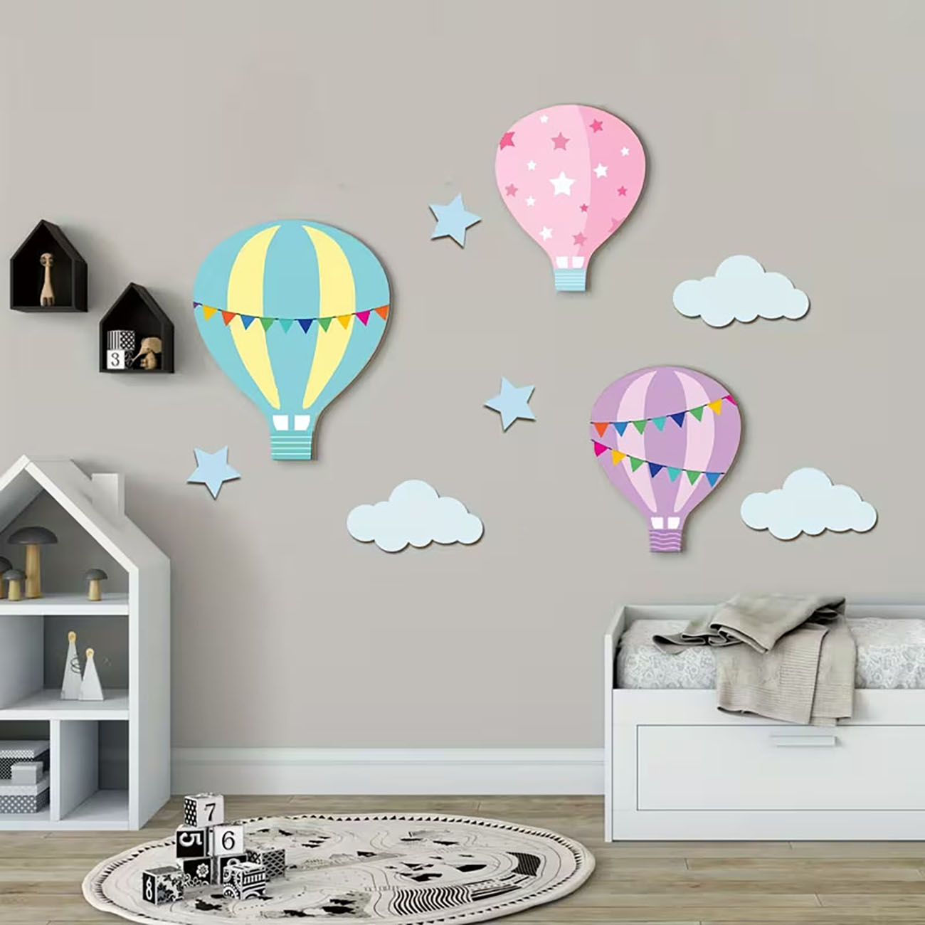 Wooden 2D Wall Decoration (9-P - Woodworking Glue 评论和价格