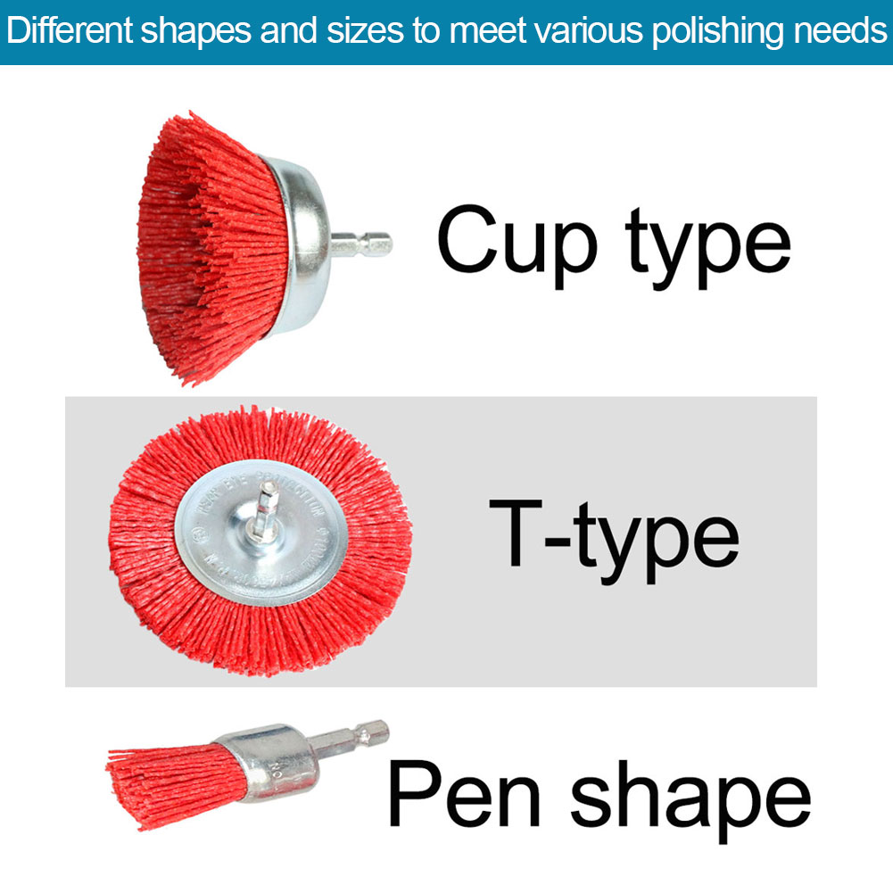 Nylon Cup Brush Abrasive Wire  - Woodworking Drills 评论和价格