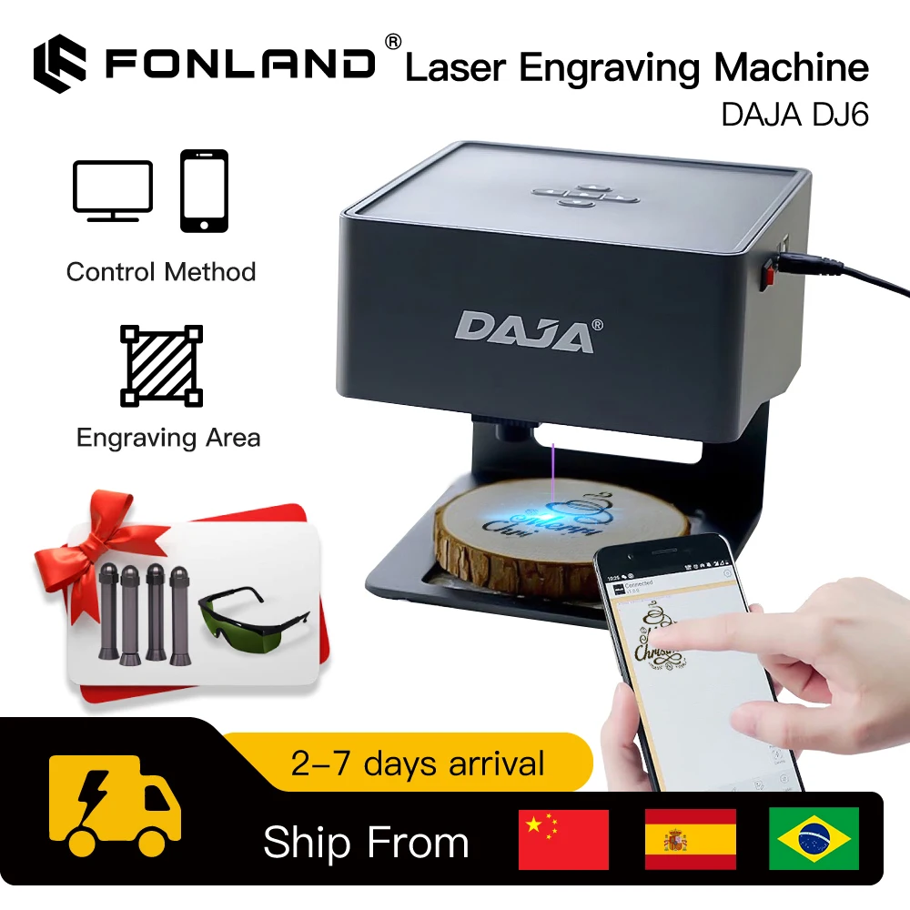 DAJA Laser Engraver CNC DIY DJ - Woodworking Logos 评论和价格