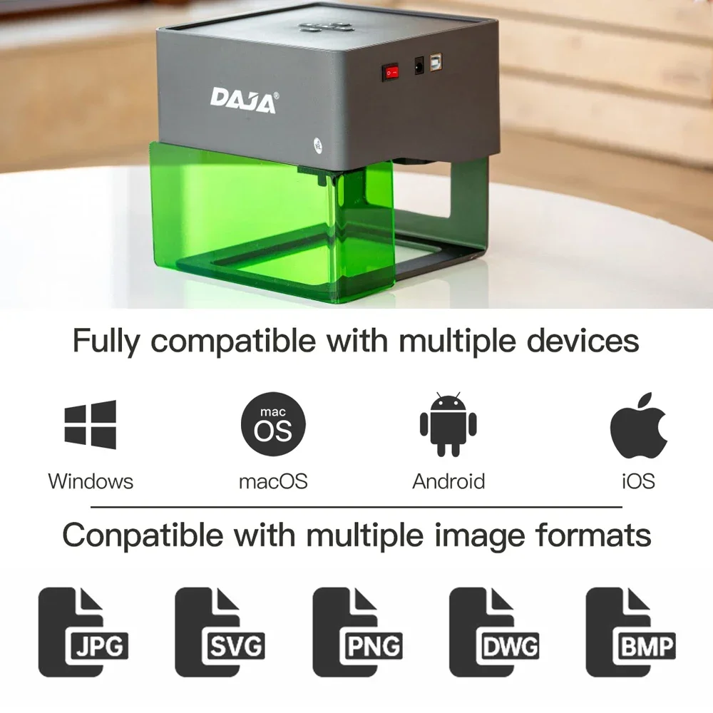 DAJA Laser Engraver CNC DIY DJ - Woodworking Logos 评论和价格