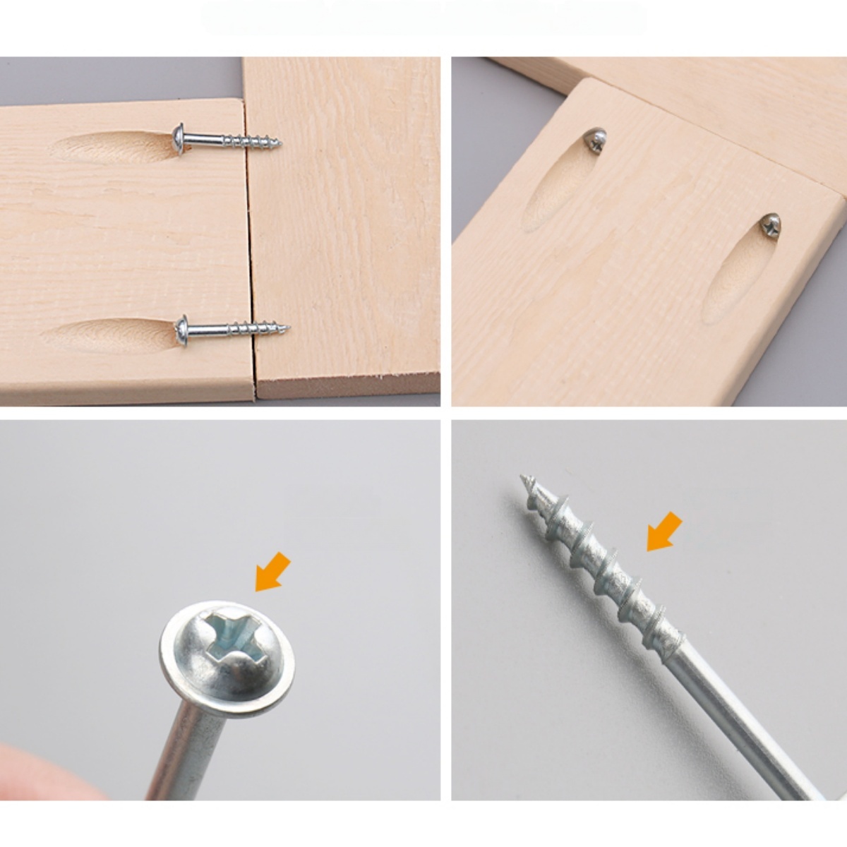 100Pcs Zinc‑Plated Phillips Po - Woodworking Hacks 评论和价格