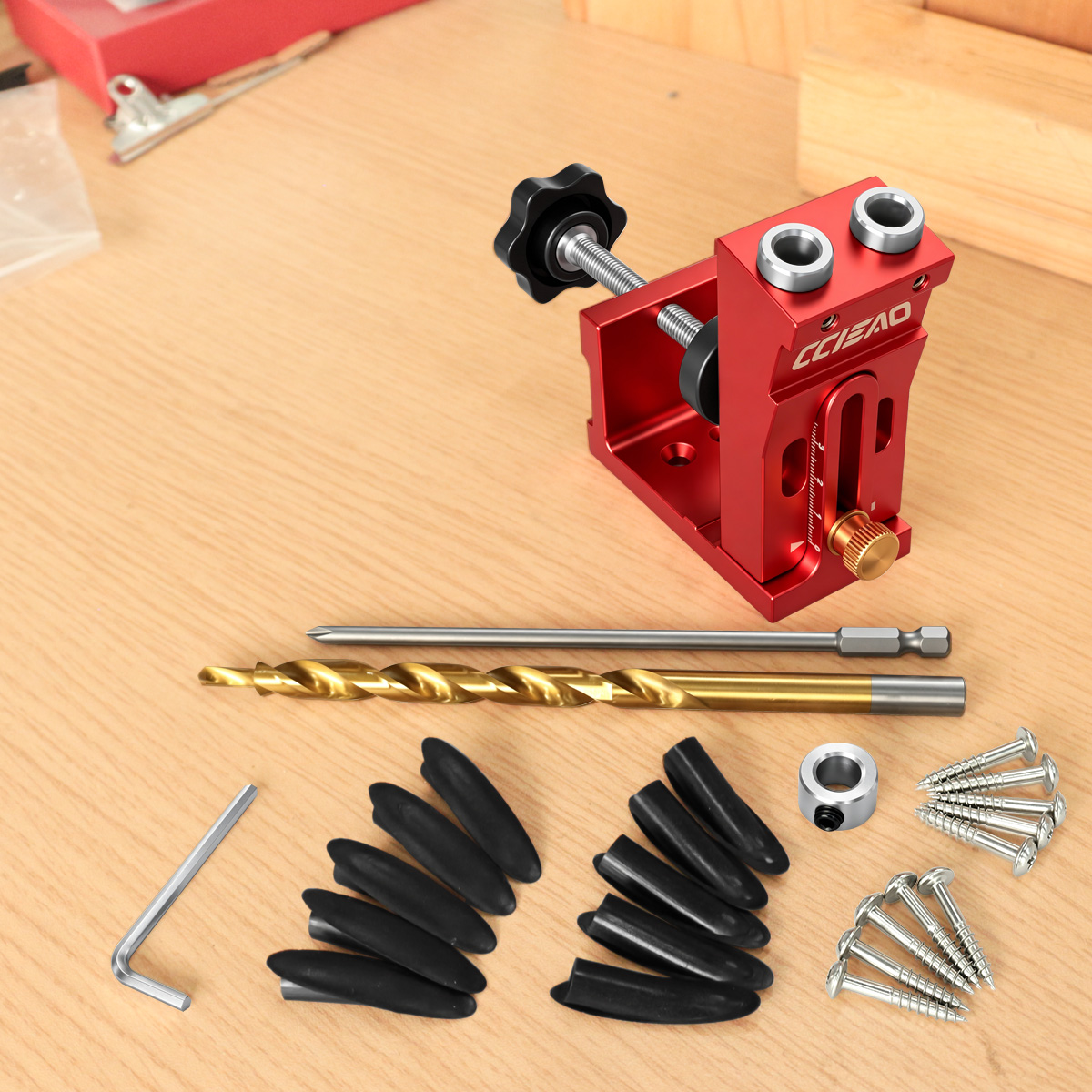 Adjustable Pocket Hole Jig Kit - Woodworking Hacks 评论和价格