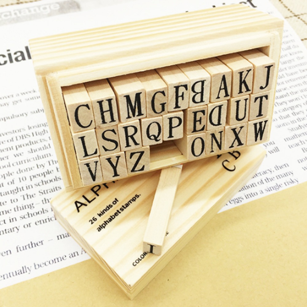 Wooden Alphabet & Number Stamp - Woodworking Logos 评论和价格