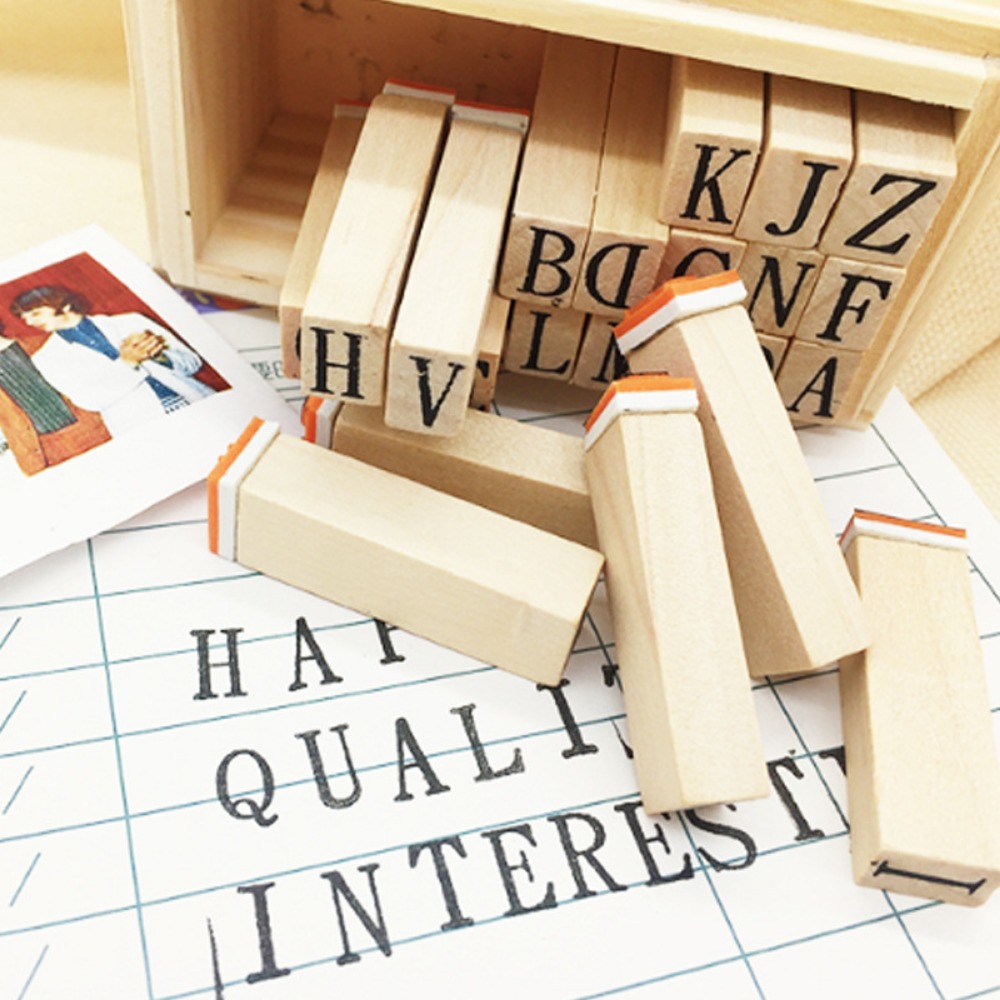 Wooden Alphabet & Number Stamp - Woodworking Logos 评论和价格