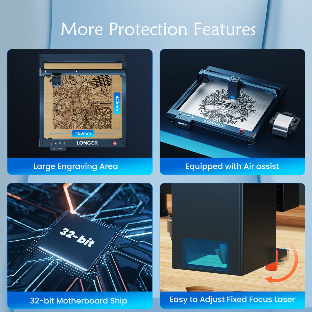 LONGER Laser B1 40W Engraver C - Woodworking App 评论和价格