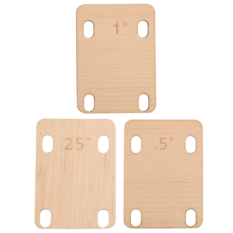 3Pcs Guitar Neck Shims, Solid  - Woodworking Tool 评论和价格