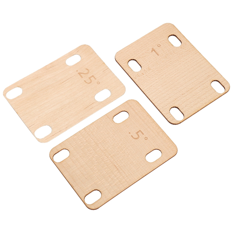3Pcs Guitar Neck Shims, Solid  - Woodworking Tool 评论和价格